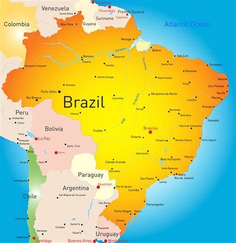 todas las ciudades de brasil.
